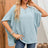 Double Take Full Size Round Neck Ribbed Slit Tunic Top king-general-store-5710.myshopify.com