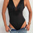 Spliced Lace Deep V Sleeveless Bodysuit king-general-store-5710.myshopify.com