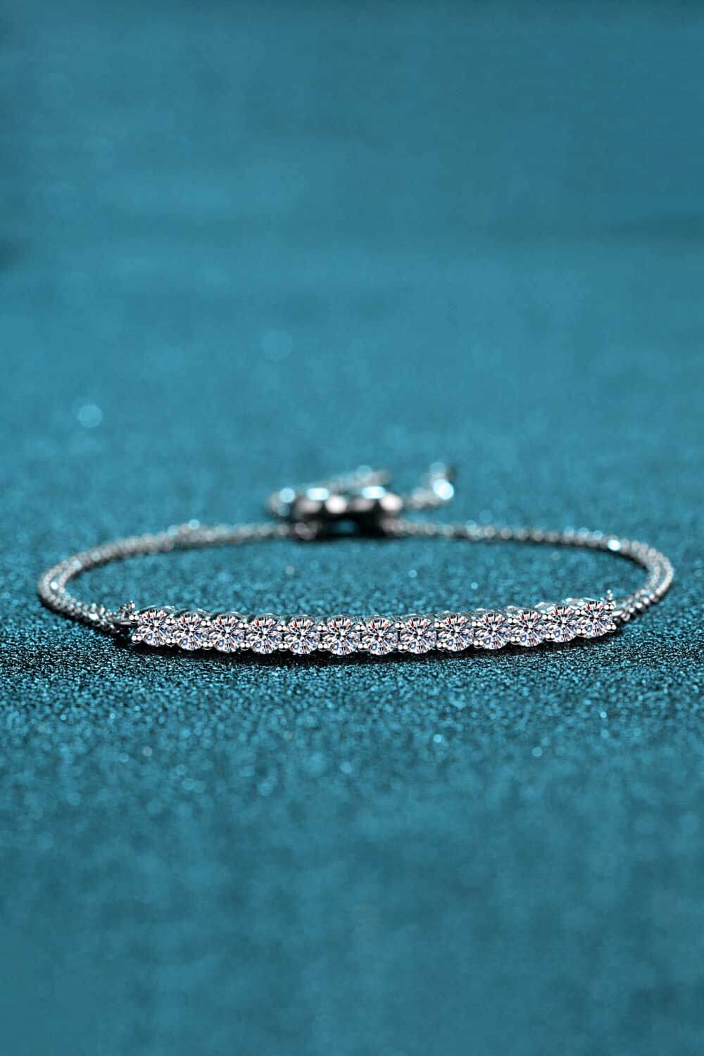 Moissanite Sterling Silver Bracelet king-general-store-5710.myshopify.com