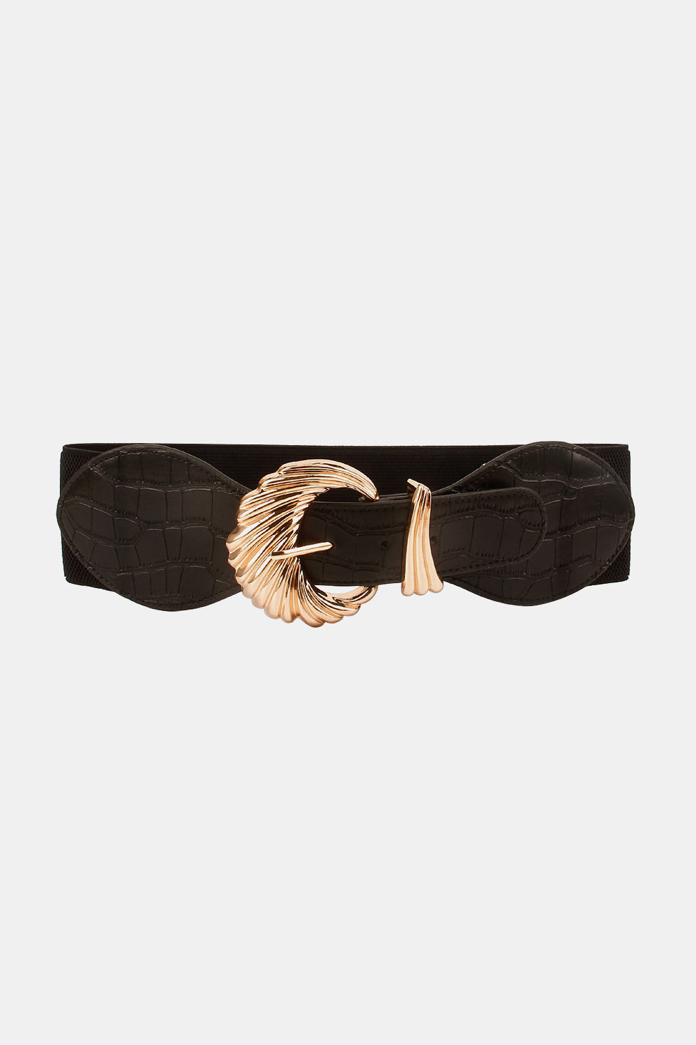 Shell Alloy Buckle Elastic Belt king-general-store-5710.myshopify.com