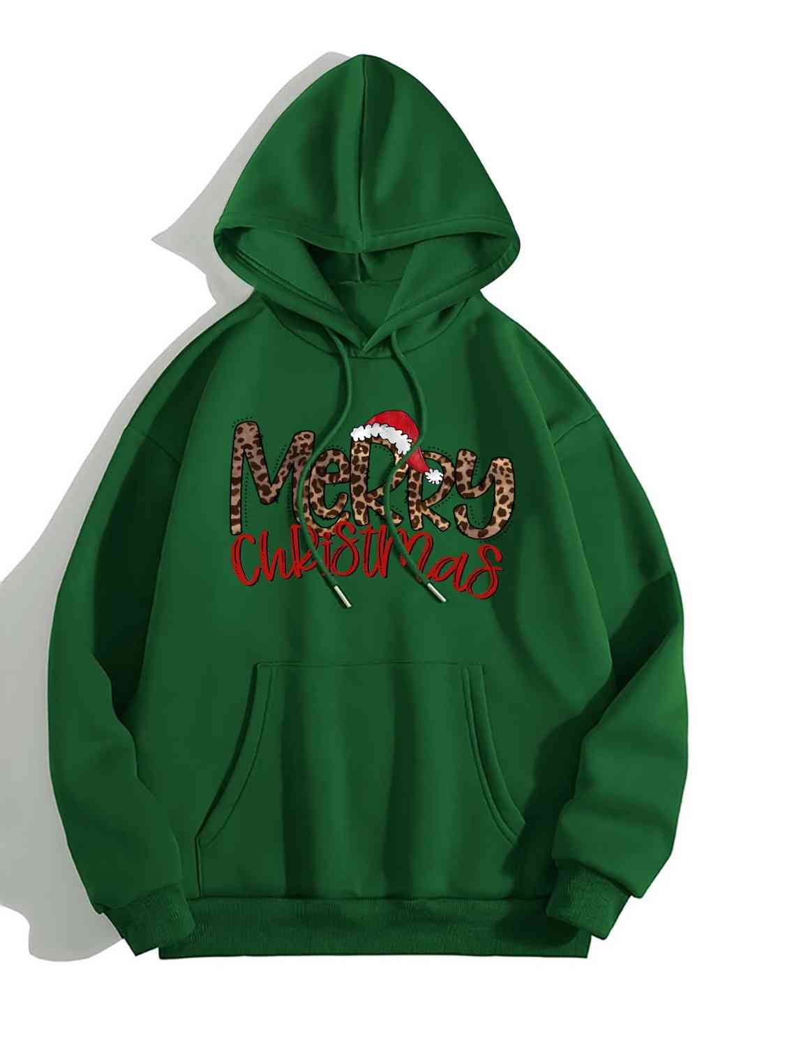 MERRY CHRISTMAS Graphic Drawstring Hoodie king-general-store-5710.myshopify.com