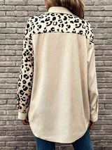 Full Size Leopard Collared Shirt king-general-store-5710.myshopify.com