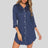 Button Up Collared Neck Night Dress with Pocket king-general-store-5710.myshopify.com