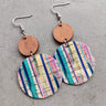 Round Shape Wooden Dangle Earrings king-general-store-5710.myshopify.com