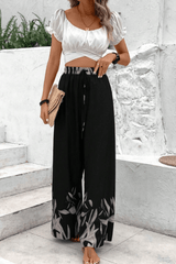 Drawstring High Waist Relax Fit Long Pants king-general-store-5710.myshopify.com