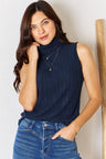 Basic Bae Full Size Ribbed Turtleneck Tank king-general-store-5710.myshopify.com