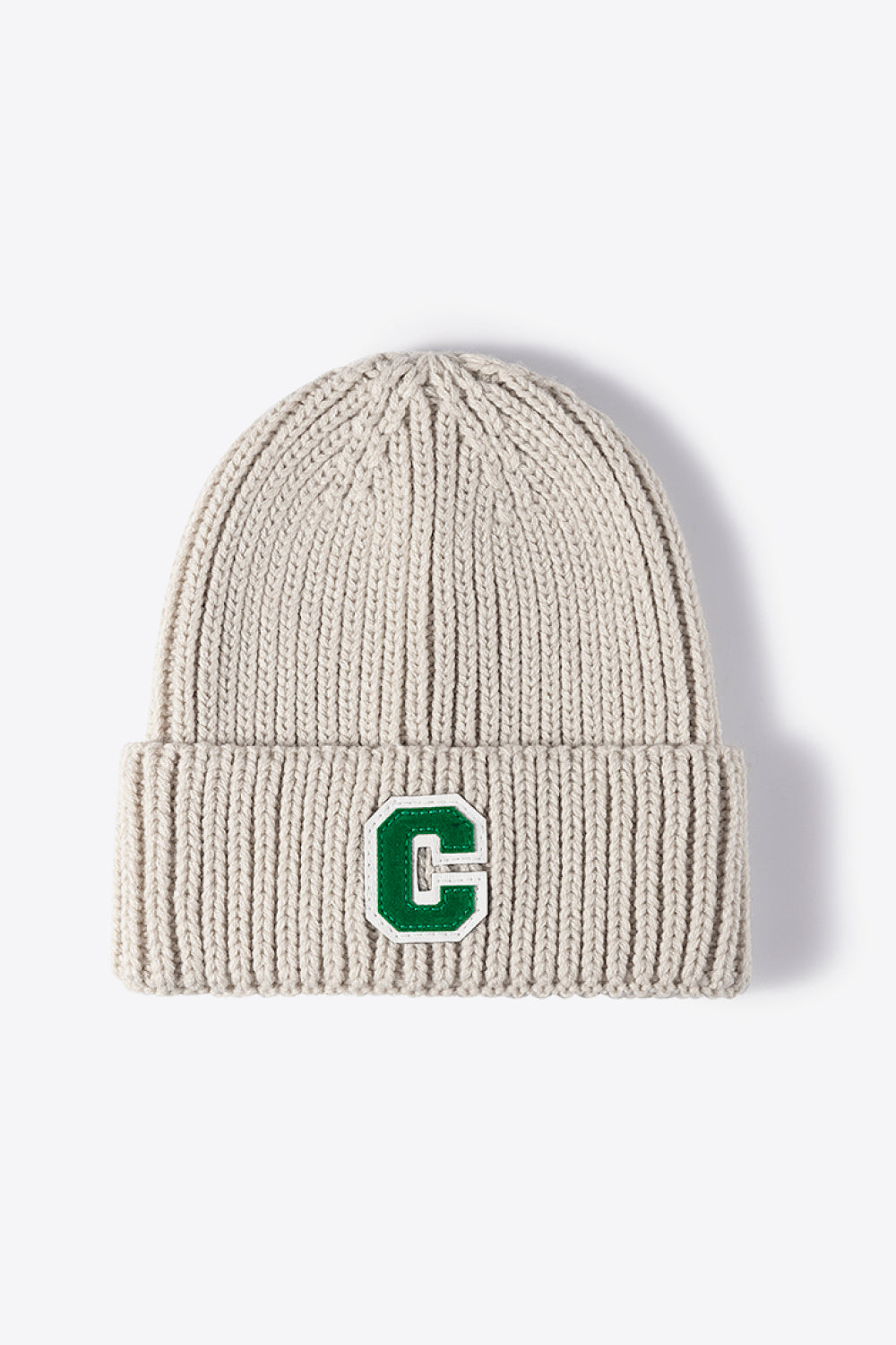 Letter C Patch Cuffed Beanie king-general-store-5710.myshopify.com