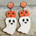 Ghost Shape Wooden Dangle Earrings king-general-store-5710.myshopify.com