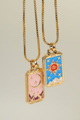 Tarot Card Pendant Copper Necklace king-general-store-5710.myshopify.com