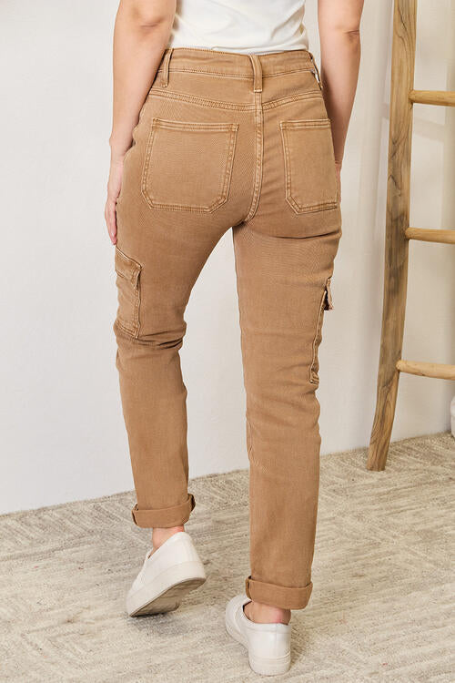 Risen Full Size High Waist Straight Jeans with Pockets king-general-store-5710.myshopify.com