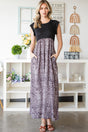 Leopard Print Round Neck Maxi Dress with Pockets king-general-store-5710.myshopify.com