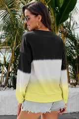 Tie-Dye Drop Shoulder Round Neck Sweatshirt king-general-store-5710.myshopify.com