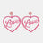 Heart Shape Acrylic Dangle Earrings king-general-store-5710.myshopify.com