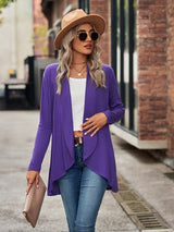 Open Front Long Sleeve Cardigan king-general-store-5710.myshopify.com