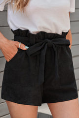 Paperbag Waist Belted Pocket Shorts king-general-store-5710.myshopify.com