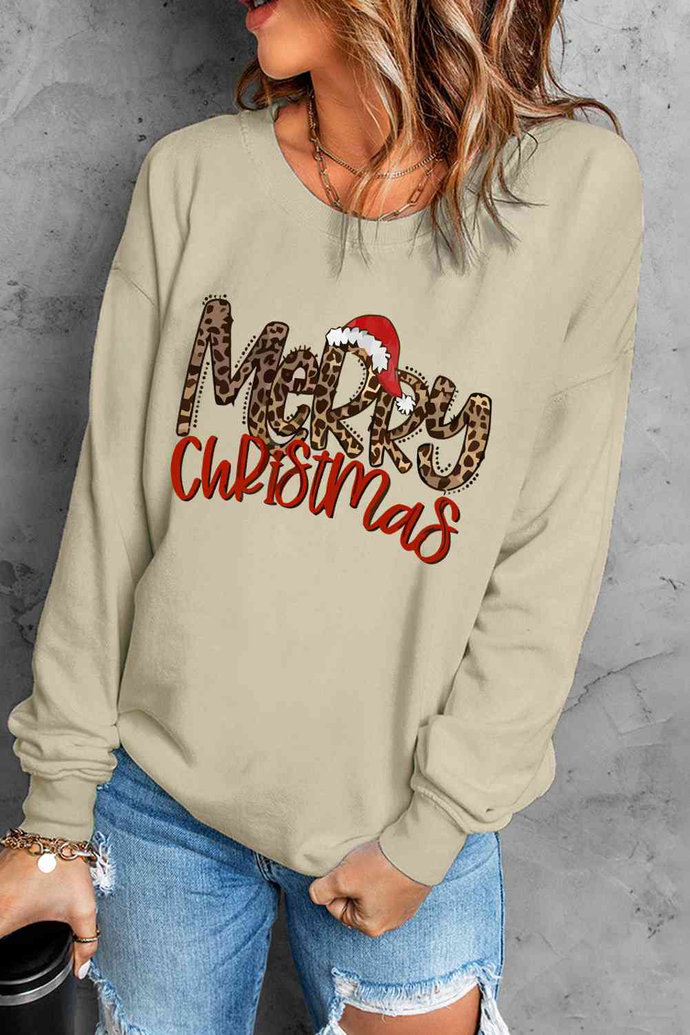 MERRY CHRISTMAS Graphic Sweatshirt king-general-store-5710.myshopify.com