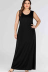 Plus Size Scoop Neck Maxi Tank Dress king-general-store-5710.myshopify.com