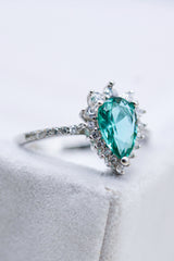 Paraiba Tourmaline Pear Shape Ring king-general-store-5710.myshopify.com