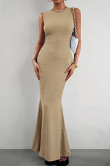 Round Neck Sleeveless Maxi Fishtail Dress king-general-store-5710.myshopify.com