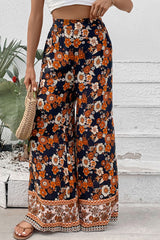 Floral Wide Leg Pants with Pockets king-general-store-5710.myshopify.com