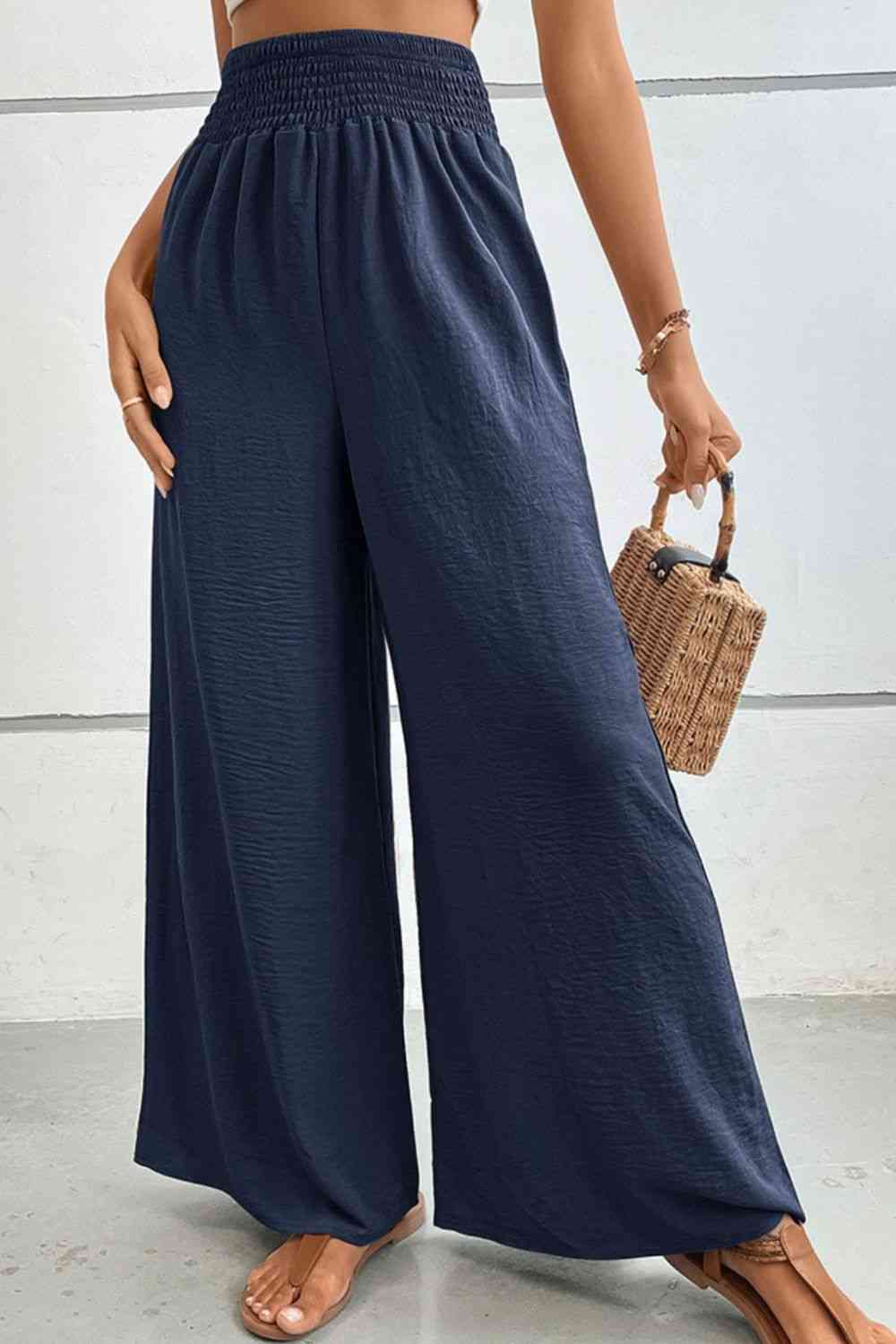 Wide Waistband Relax Fit Long Pants king-general-store-5710.myshopify.com