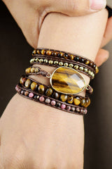 Natural Stone Layered Bracelet king-general-store-5710.myshopify.com