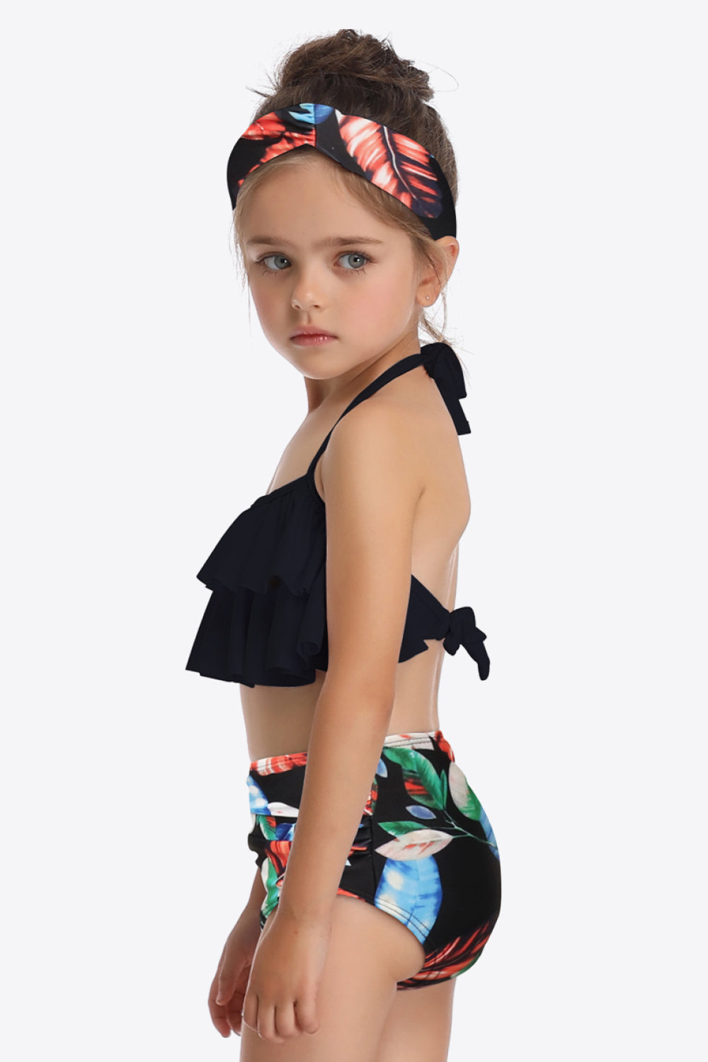 Printed Layered Halter Neck Two-Piece Swim Set king-general-store-5710.myshopify.com