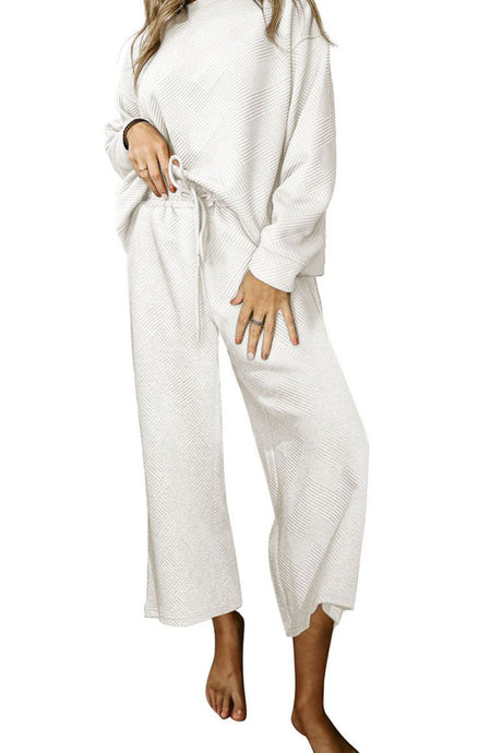 Dropped Shoulder Top and Pants Set king-general-store-5710.myshopify.com