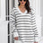 Striped V-Neck Sweater Dress king-general-store-5710.myshopify.com