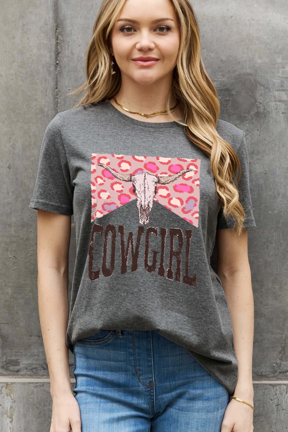 Simply Love Full Size COWGIRL Graphic Cotton Tee king-general-store-5710.myshopify.com