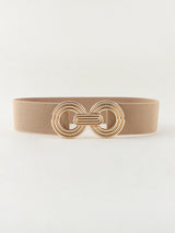 Geometric Buckle Elastic Wide Belt king-general-store-5710.myshopify.com