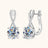 4 Carat Moissanite 925 Sterling Silver Earrings - Kings Crown Jewel Boutique