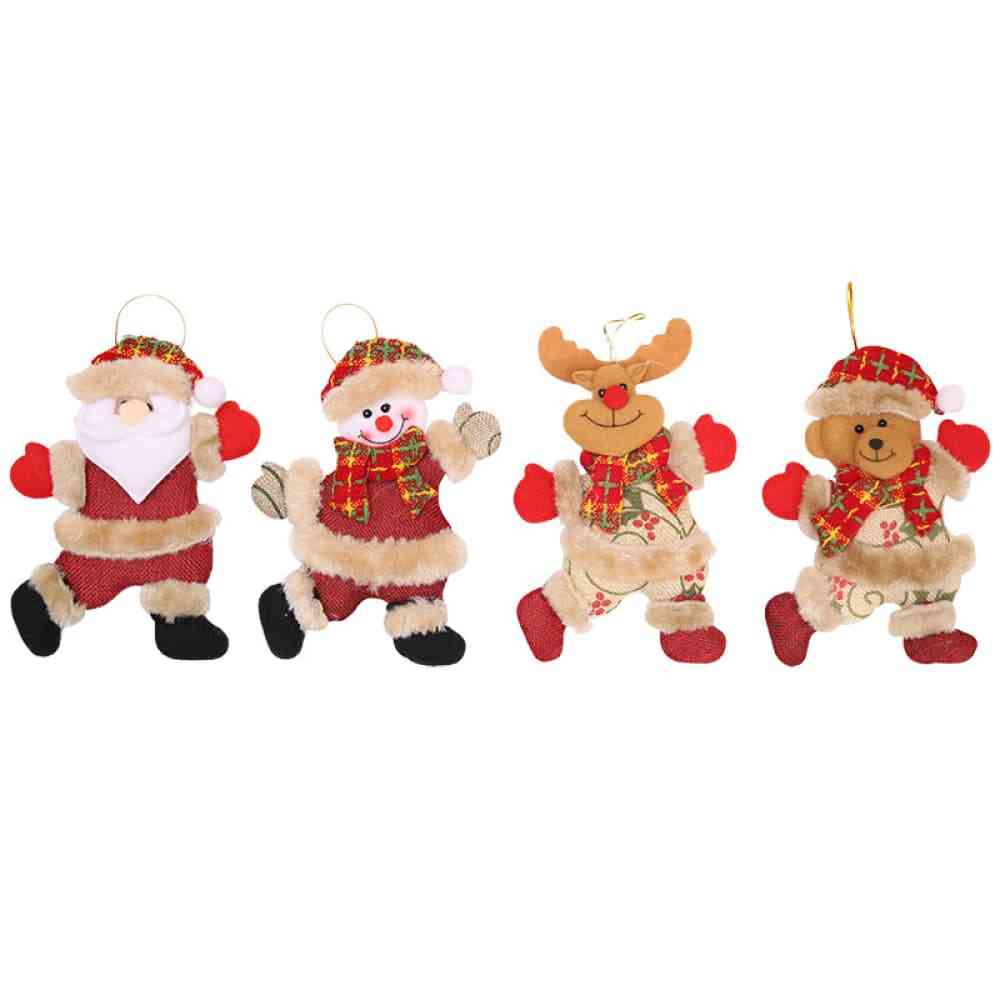 4-Piece Christmas Hanging Widgets - Kings Crown Jewel Boutique