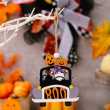 4-Piece Halloween Element Car-Shape Hanging Widgets - Kings Crown Jewel Boutique