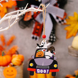 4-Piece Halloween Element Car-Shape Hanging Widgets - Kings Crown Jewel Boutique