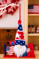 4-Piece Independence Day Knit Hanging Gnomes - Kings Crown Jewel Boutique