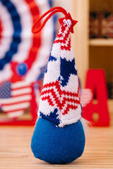 4-Piece Independence Day Knit Hanging Gnomes - Kings Crown Jewel Boutique