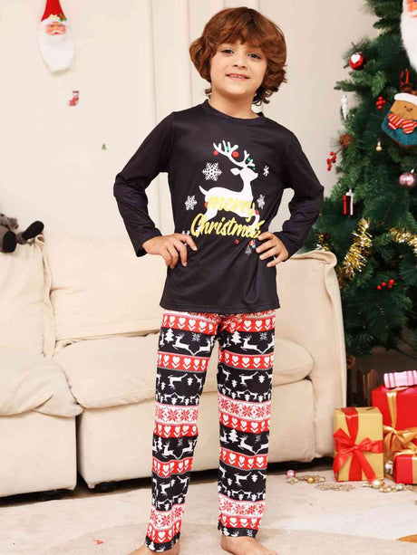 MERRY CHRISTMAS Graphic Top and Pants Set king-general-store-5710.myshopify.com