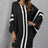 Ribbed Round Neck Long Sleeve Sweater Dress king-general-store-5710.myshopify.com