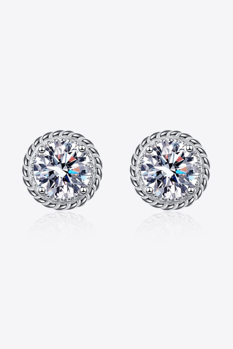 2 Carat Moissanite 925 Sterling Silver Stud Earrings king-general-store-5710.myshopify.com