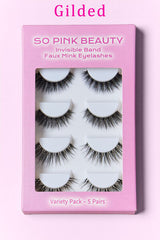 SO PINK BEAUTY Faux Mink Eyelashes Variety Pack 5 Pairs king-general-store-5710.myshopify.com