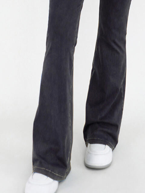 Wide Waistband Bootcut Jeans with Pockets king-general-store-5710.myshopify.com