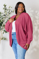 Basic Bae Full Size Ribbed Cocoon Cardigan king-general-store-5710.myshopify.com