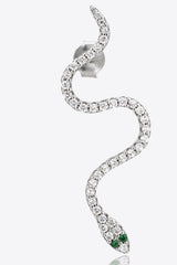 Snake-Shaped 925 Sterling Silver Earrings king-general-store-5710.myshopify.com