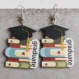 School Theme Wooden Dangle Earrings king-general-store-5710.myshopify.com