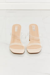 MMShoes Walking On Air Transparent Double Band Heeled Sandal king-general-store-5710.myshopify.com