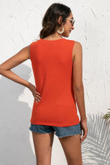 Buttoned Deep V Tank king-general-store-5710.myshopify.com