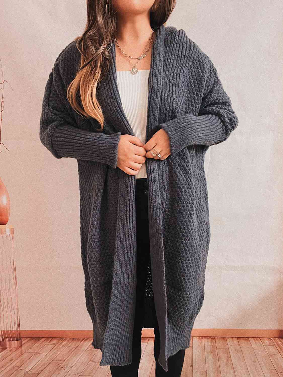 Open Front Longline Cardigan king-general-store-5710.myshopify.com