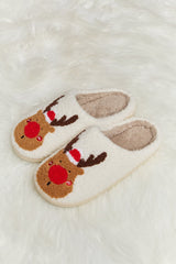 Melody Rudolph Print Plush Slide Slippers king-general-store-5710.myshopify.com