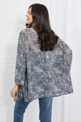 Melody Full Size Snake Print Chiffon Kimono king-general-store-5710.myshopify.com